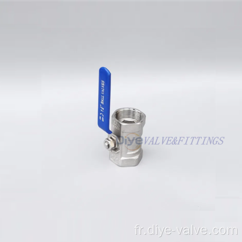 Acier inoxydable 1pc valve à billes 1000wog